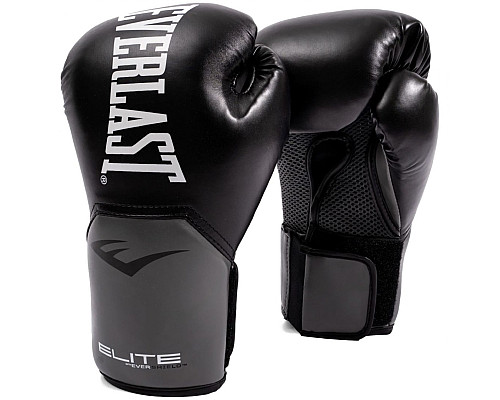 Рукавичики боксерські EVERLAST Elite розмір 14 унцій, чорні