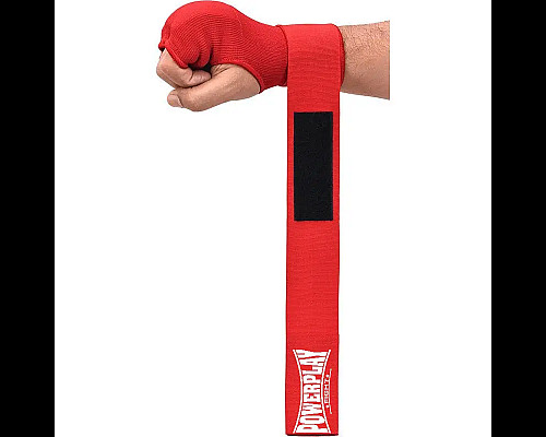 Рукавички-бинти з гелевими подушечками PowerPlay 3096 розмір L, червоні