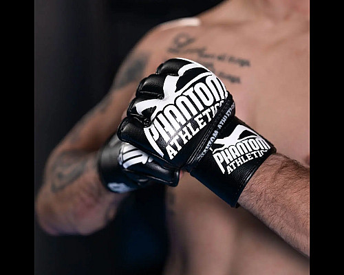 Рукавички для ММА Phantom Blackout розмір L/XL, чорні