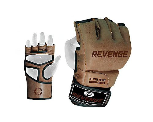 Рукавички для MMA Revenge EV-18-1810 розмір S, коричневі