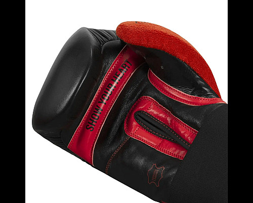 Рукавички боксерські з бинтами TITLE Boxing All Heart 2.0 розмір 10 унцій, чорно-червоні