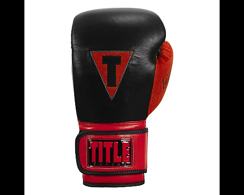 Рукавички боксерські з бинтами TITLE Boxing All Heart 2.0 розмір 12 унцій, чорно-червоні