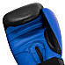 Рукавички боксерські шкіряні з бинтами TITLE Boxing Dynamic Strike розмір 12 унцій, чорно-сині