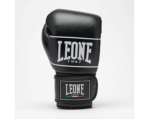Рукавички боксерські Leone Shok Pro 10 унцій, чорно-білі