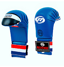 Рукавички для карате REVENGE EV-22-2201/PU розмір S, сині