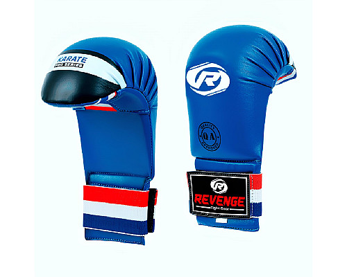 Рукавички для карате REVENGE EV-22-2201/PU розмір S, сині