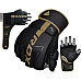 Рукавички для ММА RDX F6 KARA Matte Golden розмір M, чорно-золотисті