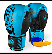 Рукавички боксерські з капою Phantom APEX Neon розмрі 10 унцій, чорно-сині