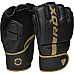 Рукавички для ММА RDX F6 KARA Matte Golden розмір XL, чорно-золотисті