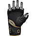 Рукавички для ММА RDX F6 KARA Matte Golden розмір XL, чорно-золотисті