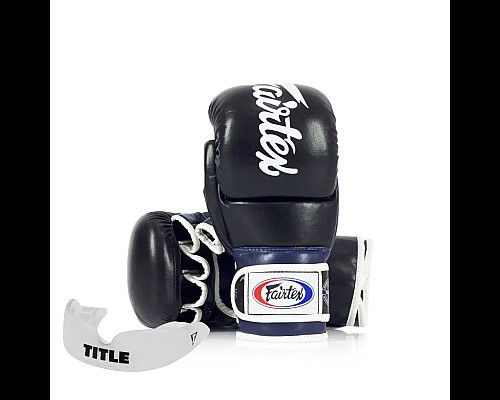 Рукавички греплінгові для ММА Fairtex FGV18 розмір XL, чорно-сині