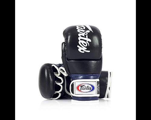 Рукавички греплінгові для ММА Fairtex FGV18 розмір XL, чорно-сині