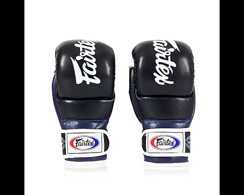 Рукавички греплінгові для ММА Fairtex FGV18 розмір XL, чорно-сині