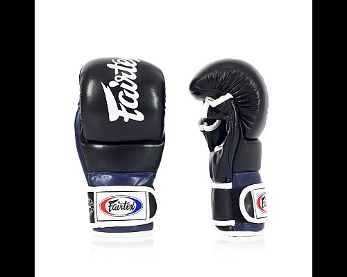 Рукавички греплінгові для ММА Fairtex FGV18 розмір XL, чорно-сині