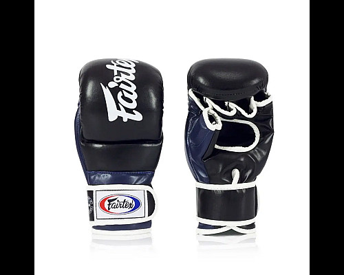 Рукавички греплінгові для ММА Fairtex FGV18 розмір XL, чорно-сині