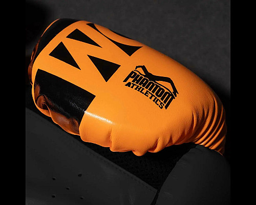 Рукавички боксерські з капою Phantom APEX Neon розмір 10 унцій, чорно-оранжеві