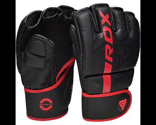 Рукавички для ММА RDX F6 KARA Matte розмір M, червоні