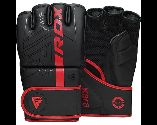 Рукавички для ММА RDX F6 KARA Matte розмір M, червоні