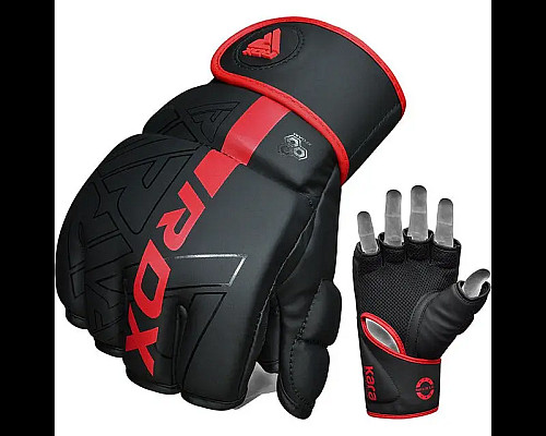 Рукавички для ММА RDX F6 KARA Matte розмір M, червоні