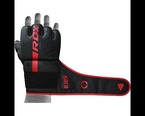 Рукавички для ММА RDX F6 KARA Matte розмір M, червоні