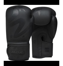 Боксерські рукавиці RDX BOXING GLOVES F15 14 унцій, чорні