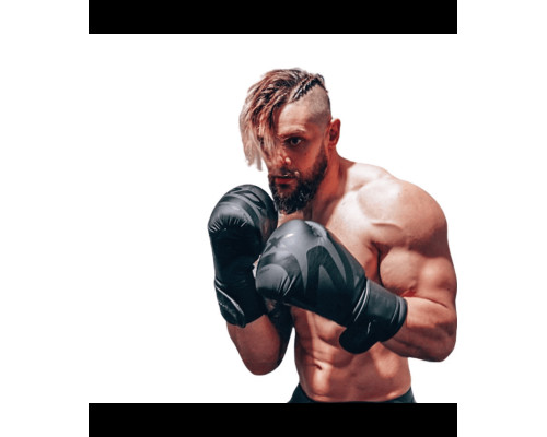 Боксерські рукавиці RDX BOXING GLOVES F15 14 унцій, чорні