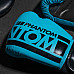 Рукавички боксерські з капою Phantom APEX Neon розмір 12 унцій, чорно-сині