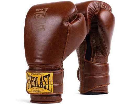 Боксерські рукавиці Everlast 1910 CLASSIC TRAINING GLOVE 16 унцій, коричневий