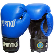 Боксерські рукавички SportKO PK1 - синій/L
