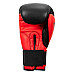 Рукавички боксерські шкіряні з бинтами TITLE Boxing Dynamic Strike розмір 14 унцій, чорно-червоні