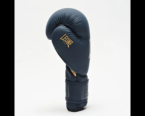 Рукавички боксерські з капою Leone GN059B розмір 16 унцій, сині