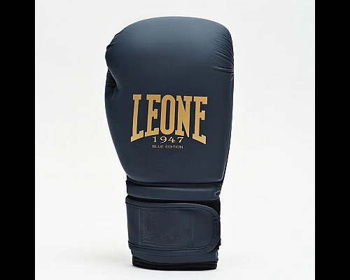 Рукавички боксерські з капою Leone GN059B розмір 16 унцій, сині