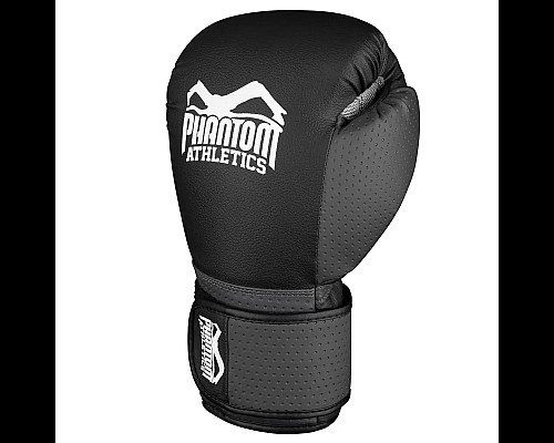 Рукавички боксерські з бинтами Phantom Reaper розмір 12 унцій, чорно-сірі