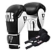 Рукавички боксерські шкіряні з бинтами TITLE Boxing Dynamic Strike розмір 14 унцій, чорно-білі
