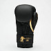 Рукавички боксерські з капою Leone GN059D розмір 16 унцій, чорно-золотисті