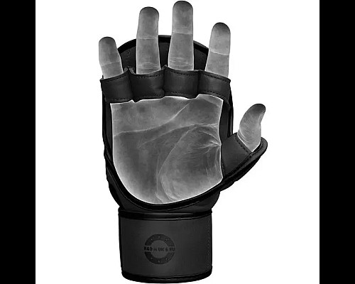 Рукавички греплінгові для ММА RDX F6 KARA Matte Plus розмір S/M, чорні