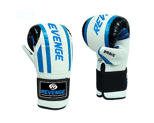 Рукавички боксерські REVENGE EV-15-1533-PU розмір М, біло-сині