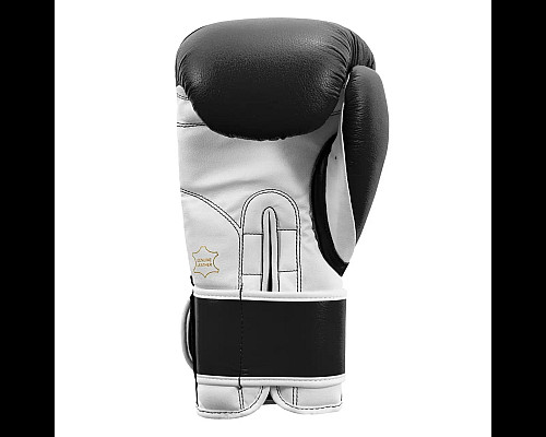 Рукавички боксерські шкіряні з бинтами TITLE Boxing Pro Style 3.0 розмір 14 унцій, чорно-білі
