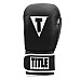 Рукавички боксерські шкіряні з бинтами TITLE Boxing Pro Style 3.0 розмір 14 унцій, чорно-білі