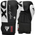 Боксерські рукавиці RDX BOXING GLOVES REX F4 10 унцій, чорно-білі