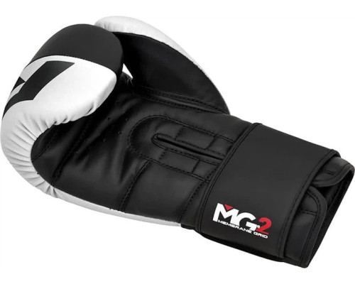 Боксерські рукавиці RDX BOXING GLOVES REX F4 10 унцій, чорно-білі