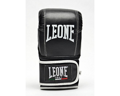 Рукавички боксерські Leone Contact S, чорно-білі