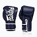 Рукавички боксерські з бинтами Fairtex BGV14 12 унцій, темно-сині