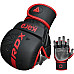 Рукавички греплінгові для ММА RDX F6 KARA Matte Plus розмір S/M, чорно-червоні