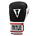 Рукавички боксерські шкіряні з бинтами TITLE Boxing Gel розмір 12 унцій, чорні