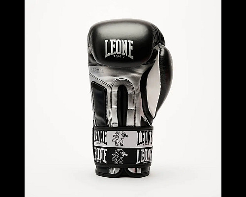 Рукавички боксерські з бинтами Leone GN208 ICONIC розмір 16 унцій, чорні