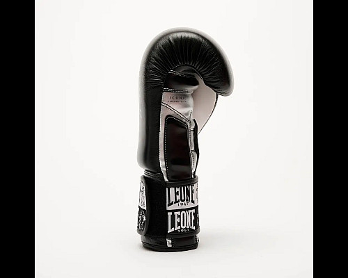 Рукавички боксерські з бинтами Leone GN208 ICONIC розмір 16 унцій, чорні