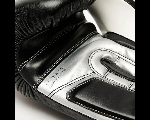 Рукавички боксерські з бинтами Leone GN208 ICONIC розмір 16 унцій, чорні