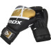 Боксерські рукавиці RDX BOXING GLOVES BGR-F7 14 унцій, чорно-золотисті