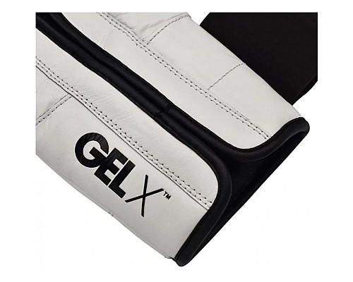 Рукавички боксерські RDX Pro Gel S5 12 унцій, чорно-білі
